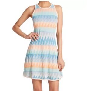 Shoshanna Blythe Diamond Knit Sleeveless A-Line Dress S